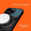 coque iphone 15 pro max reawaken ripple magsafe stm noir