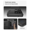 coque optik armor pour samsung galaxy s26 ultra spigen noir