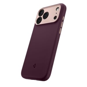coque nano pop mag magsafe pour iphone 17 pro spigen bordeaux