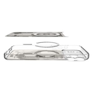 coque ultra hybrid mag magsafe pour iphone 17 pro spigen zero one titane