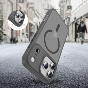 coque magmat magsafe pour iphone 17 pro tech protect gris crayon mat
