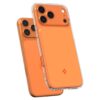 coque ultra hybrid ”t” mag magsafe pour iphone 17 pro spigen orange brillant