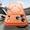 coque classic hybrid magsafe pour iphone 17 pro esr orange givré