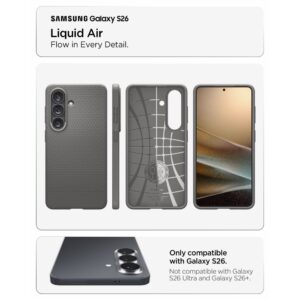 coque samsung galaxy s26 liquid air spigen gris