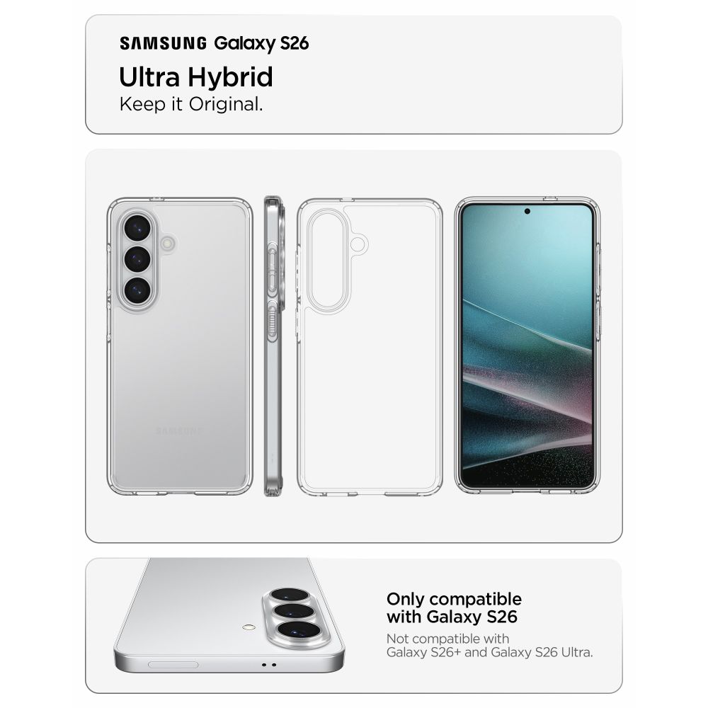 coque samsung galaxy s26 ultra hybrid spigen transparent