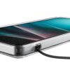 coque ultra hybrid magsafe pour samsung galaxy s26 ultra spigen transparent/blanc