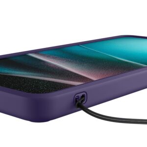 coque ultra hybrid magsafe pour samsung galaxy s26 ultra spigen violet profond
