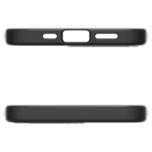 coque iphone 16e / 17e enzo aramid spigen noir mat