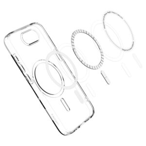 coque iphone 16e / 17e liquid crystal spigen transparent