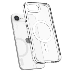 coque iphone 16e / 17e ultra hybrid spigen blanc