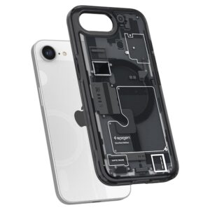 coque iphone 16e / 17e ultra hybrid spigen noir
