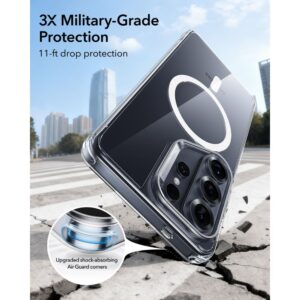 coque classic hybrid magsafe pour samsung galaxy s26 ultra esr transparent