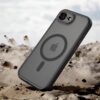 coque iphone 16e / 17e magcam tech protect noir mat