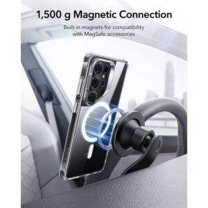 coque classic hybrid kickstand magsafe pour samsung galaxy s26 ultra esr transparent