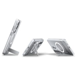 coque ultra hybrid "s" magsafe pour samsung galaxy s26 ultra spigen transparent/blanc