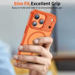 coque iphone 17 pro max magmat tech protect orange