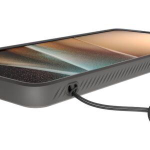 coque liquid air pour samsung galaxy s26 ultra spigen gris marbré
