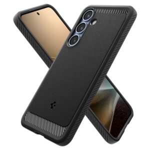 coque samsung galaxy s25 rugged armor spigen noir mat