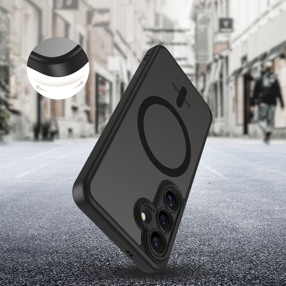 coque samsung galaxy s25 magcam tech protect noir mat