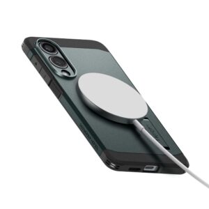 coque samsung galaxy s25 tough armor spigen vert