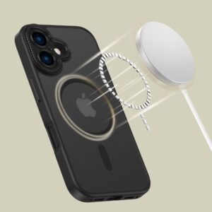 coque iphone 16 magcam tech protect noir mat