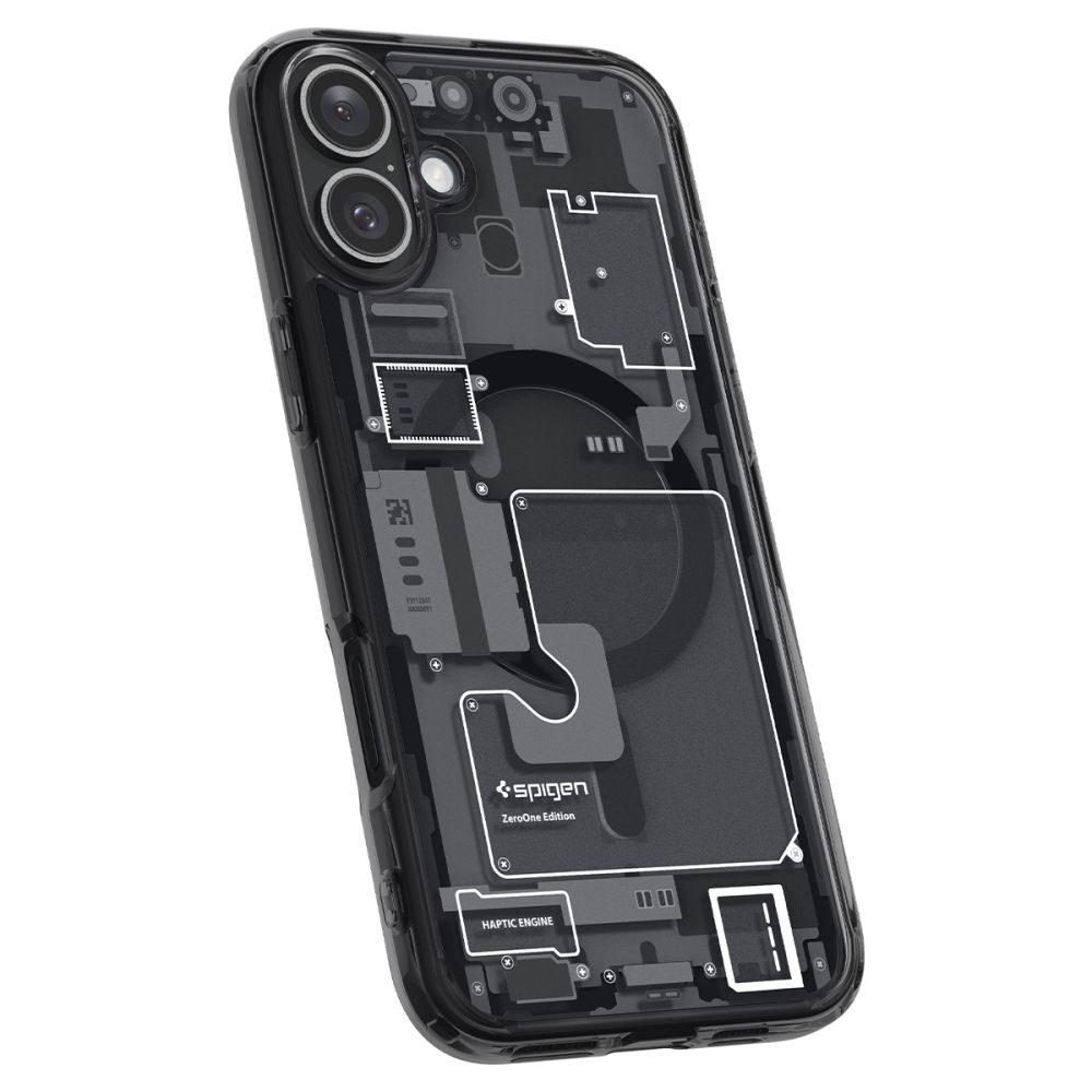 coque iphone 16 ultra hybrid spigen noir