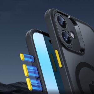 coque iphone 16 esr noir mat