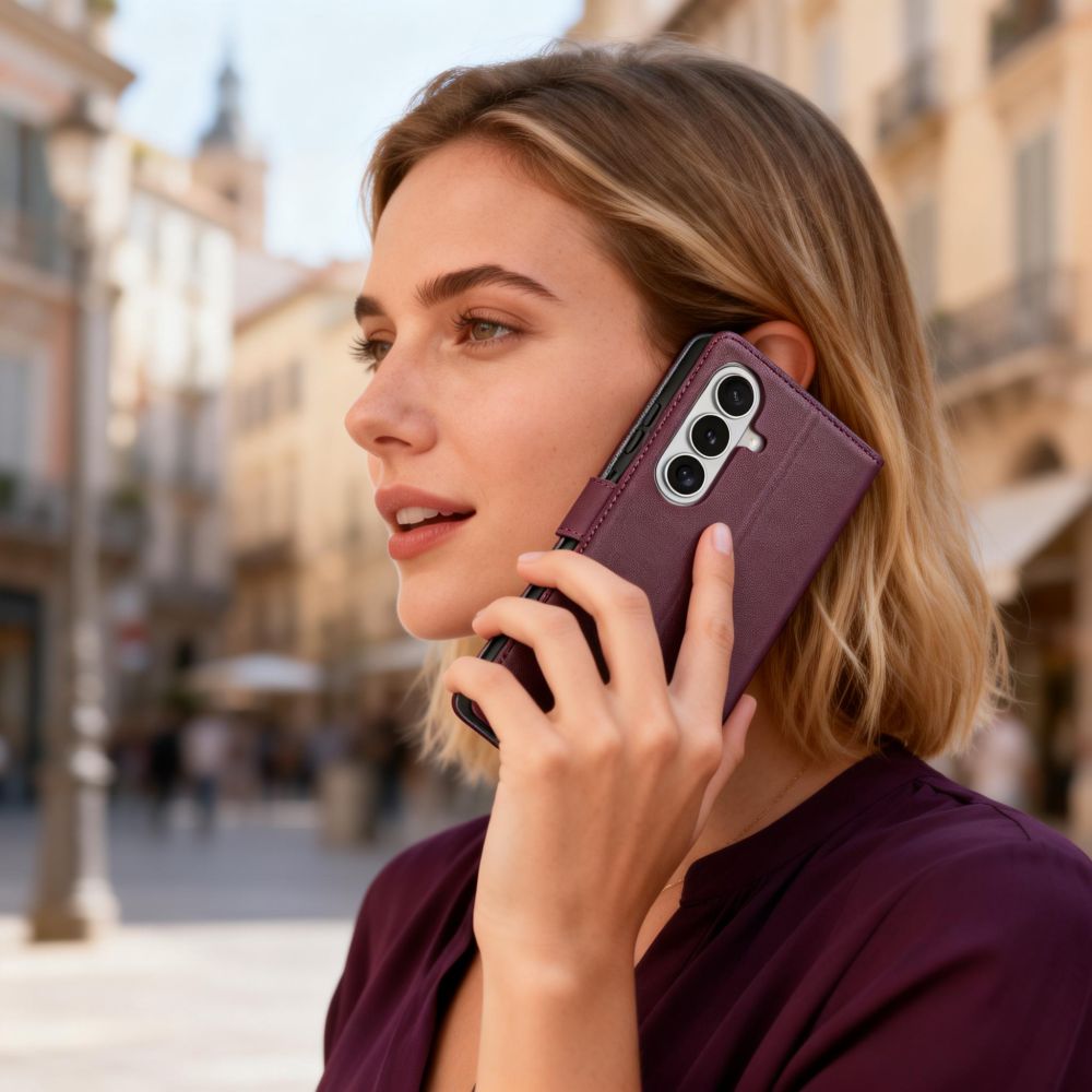 coque samsung galaxy a57 5g tech protect wallet prune