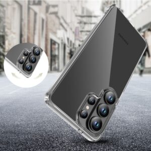 coque flexair hybrid pour samsung galaxy s26 ultra tech protect transparent
