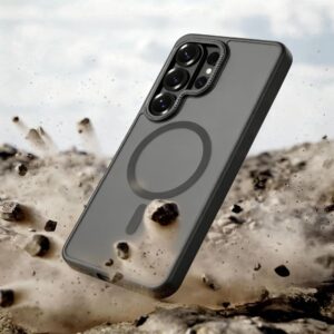 coque magcam magsafe pour samsung galaxy s26 ultra tech protect noir mat