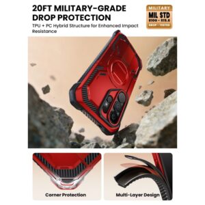 coque iblsn armorbox magsafe pour samsung galaxy s26 ultra supcase rouge ruddy