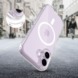 coque magpeak magsafe cc pour iphone 17 tech protect transparent