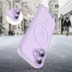 coque magmat magsafe pour iphone 17 tech protect lavande mat