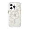coque iphone 15 pro floral gems magsafe case mate or