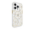 coque iphone 15 pro floral gems magsafe case mate or