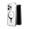 coque iphone 15 pro presidio perfect clear magsafe speck argent