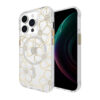 coque iphone 15 pro floral gems magsafe case mate or