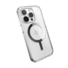 coque iphone 15 pro presidio perfect clear magsafe speck argent