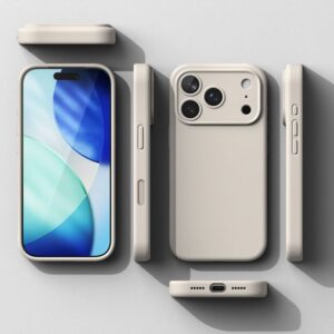 coque silicone magnetic magsafe pour iphone 17 pro ringke pierre