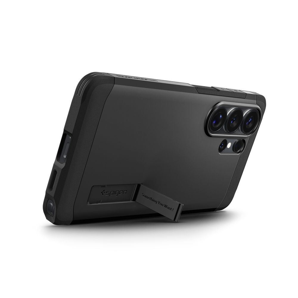 coque tough armor magsafe pour samsung galaxy s26 ultra spigen noir