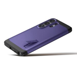 coque tough armor magsafe pour samsung galaxy s26 ultra spigen violet cendré