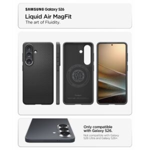 coque samsung galaxy s26 liquid air spigen noir mat