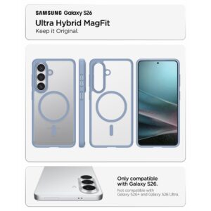 coque samsung galaxy s26 ultra hybrid spigen bleu ciel