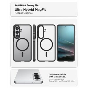 coque samsung galaxy s26 ultra hybrid spigen noir mat