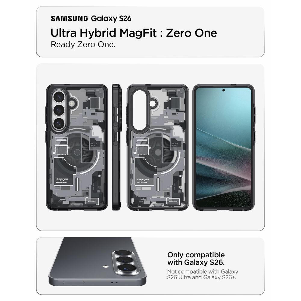 coque samsung galaxy s26 ultra hybrid spigen noir