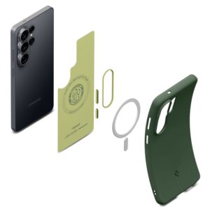 coque nano pop magsafe pour samsung galaxy s26 ultra spigen vert avocat