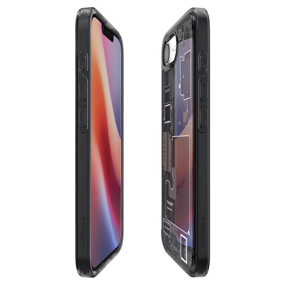 coque iphone 16e / 17e ultra hybrid spigen noir