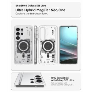 coque ultra hybrid magsafe pour samsung galaxy s26 ultra spigen neo one