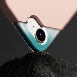 coque iphone 16e / 17e ringke rose