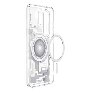 coque ultra hybrid magsafe pour samsung galaxy s26 ultra spigen zero one blanc